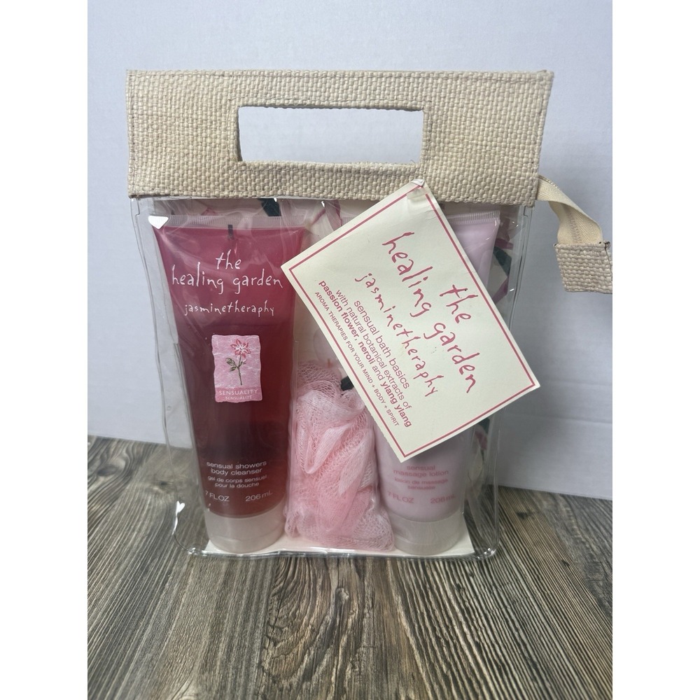 the healing garden jasmine therapy Gift Set  Sensual Bath Basics